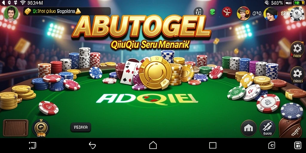 Tampilan gameplay QiuQiu yang seru dan interaktif.