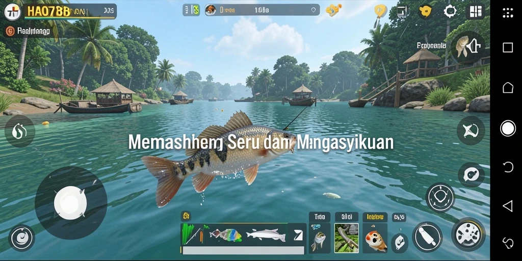 Gameplay seru HAO788 dengan pengalaman memancing yang mendebarkan.