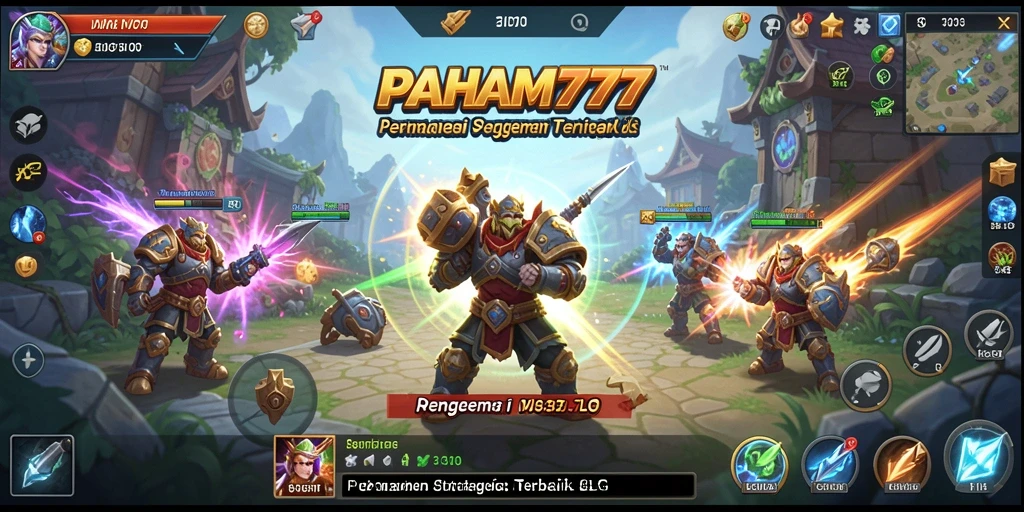 Gameplay menarik dengan strategi dan pertempuran yang intens.
