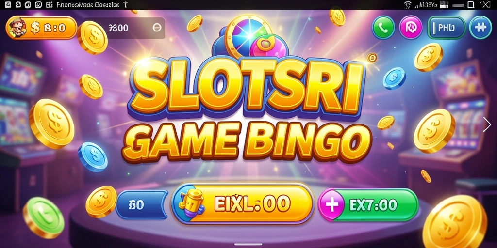 Tampilan gameplay SLOTSRI dengan elemen Bingo yang dinamis.